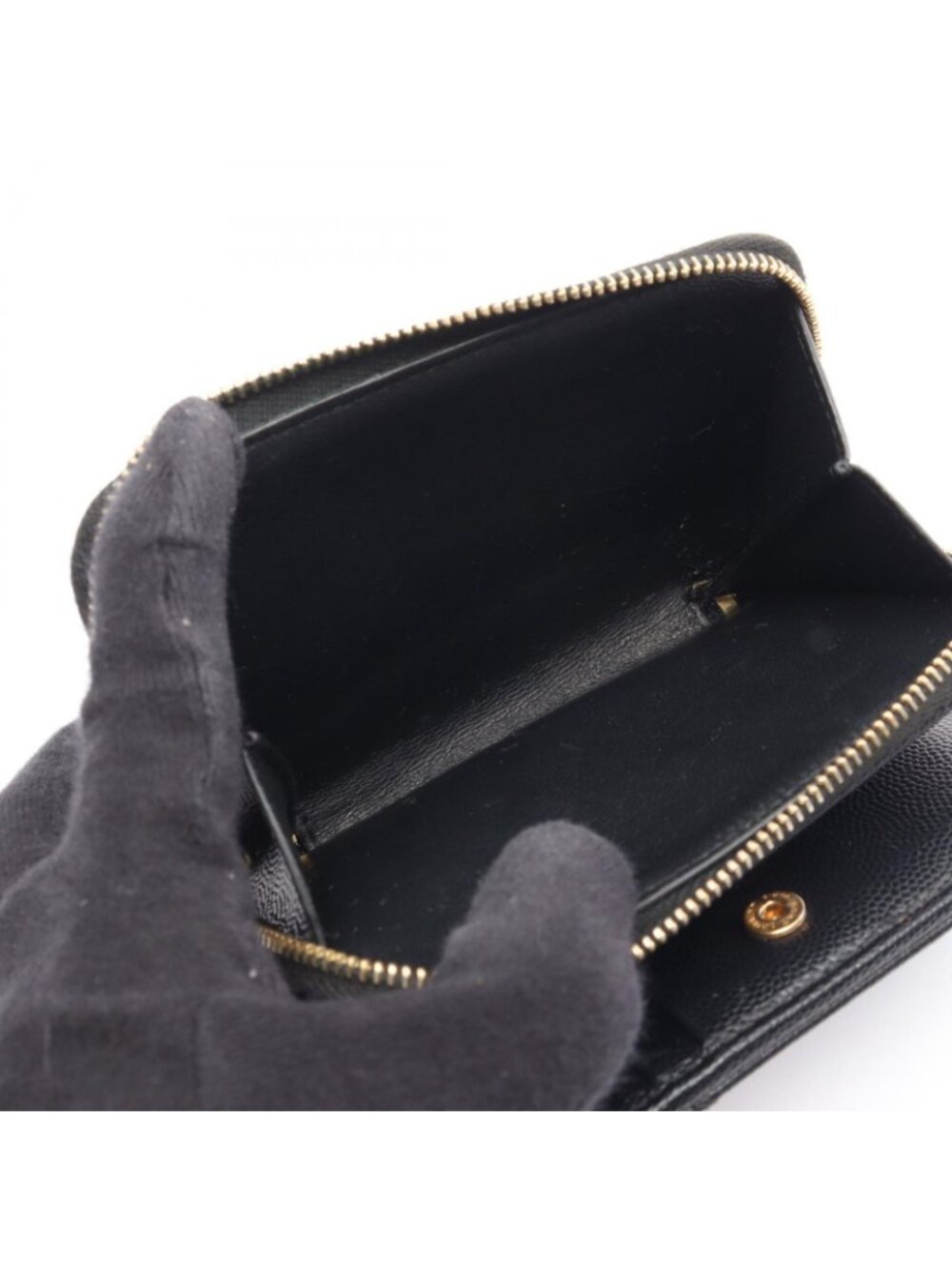 Saint Laurent Paris Bifold Wallet Monogram Black Leather - Picture 7 of 10